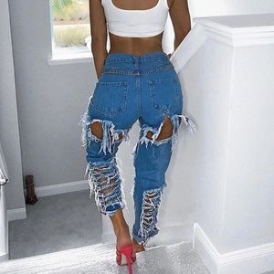 Womens With Just A Look Boyfriend Jeans size 11